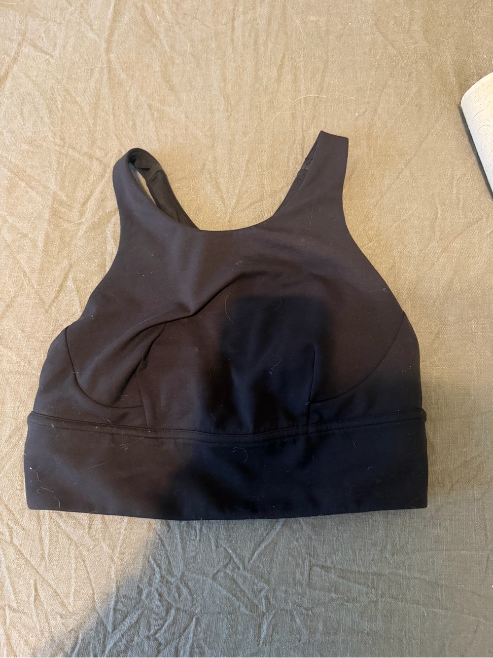 lululemon Black High-Neck Sports Bra
